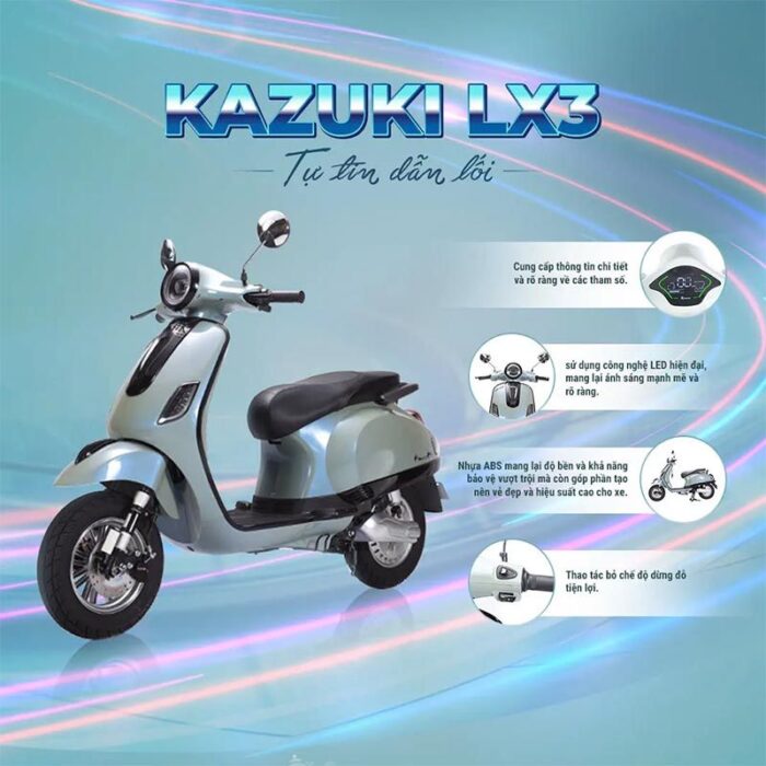 xe may dien kazuki lx3 12
